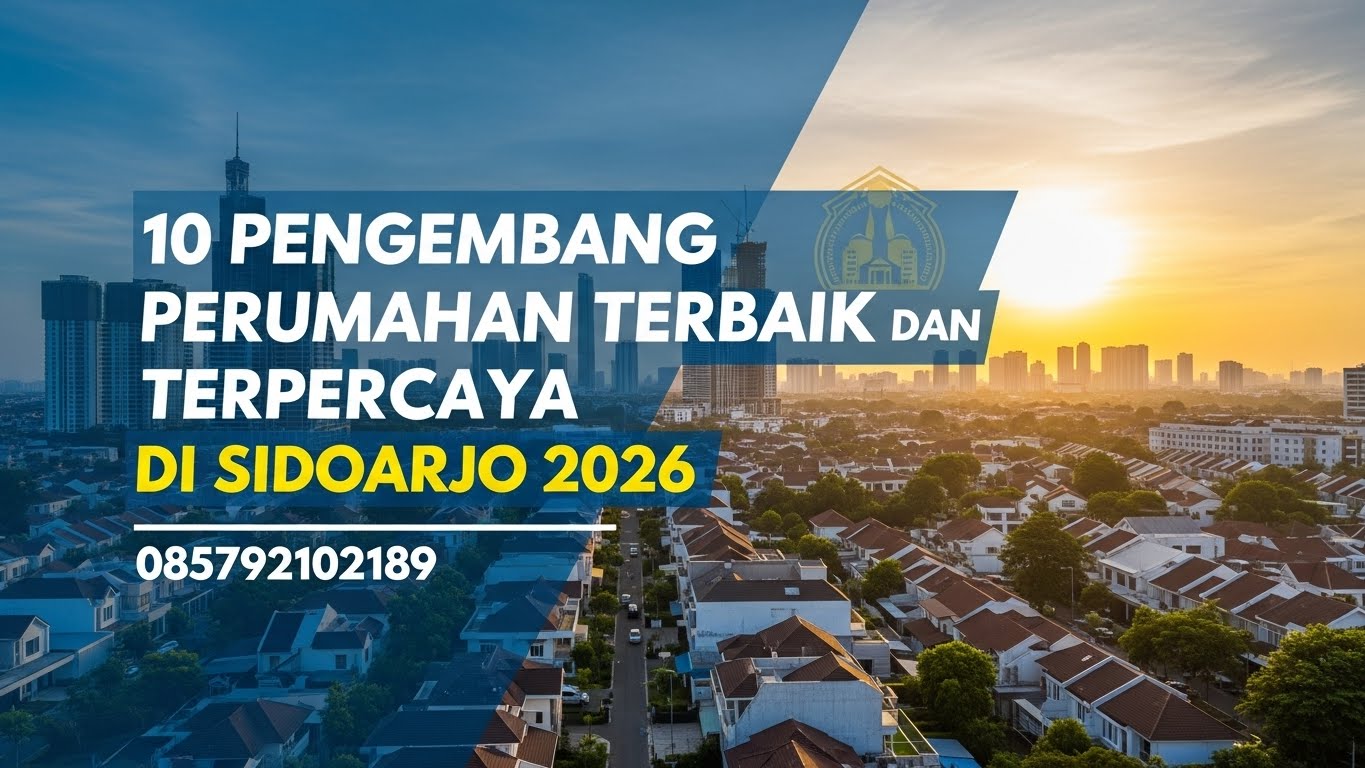 10 Developer Perumahan Sidoarjo Terbaik dan Terpercaya 2026 | 085792102189