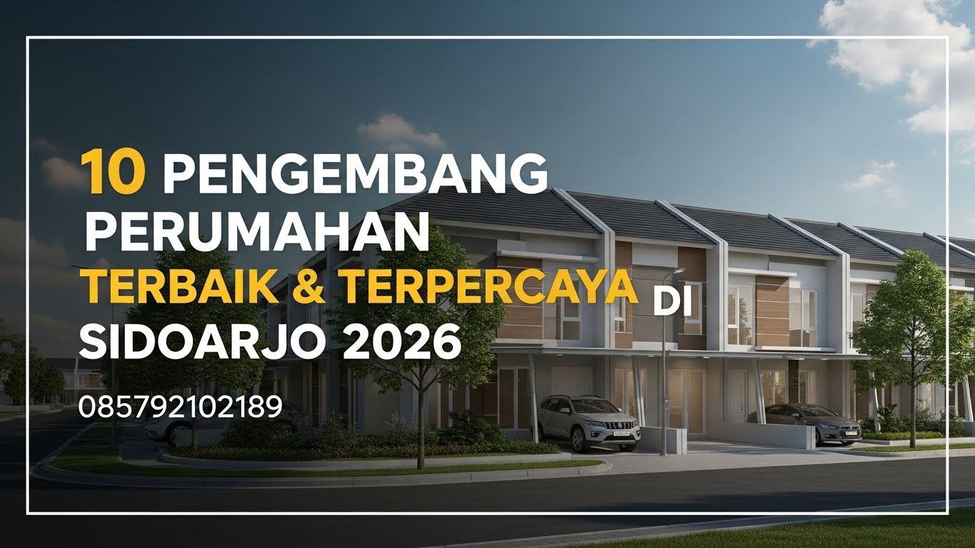 10 Developer Perumahan Sidoarjo Terbaik dan Terpercaya 2026 | 085792102189