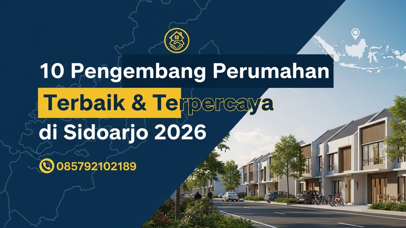10 Developer Perumahan Sidoarjo Terbaik dan Terpercaya 2026 | 085792102189