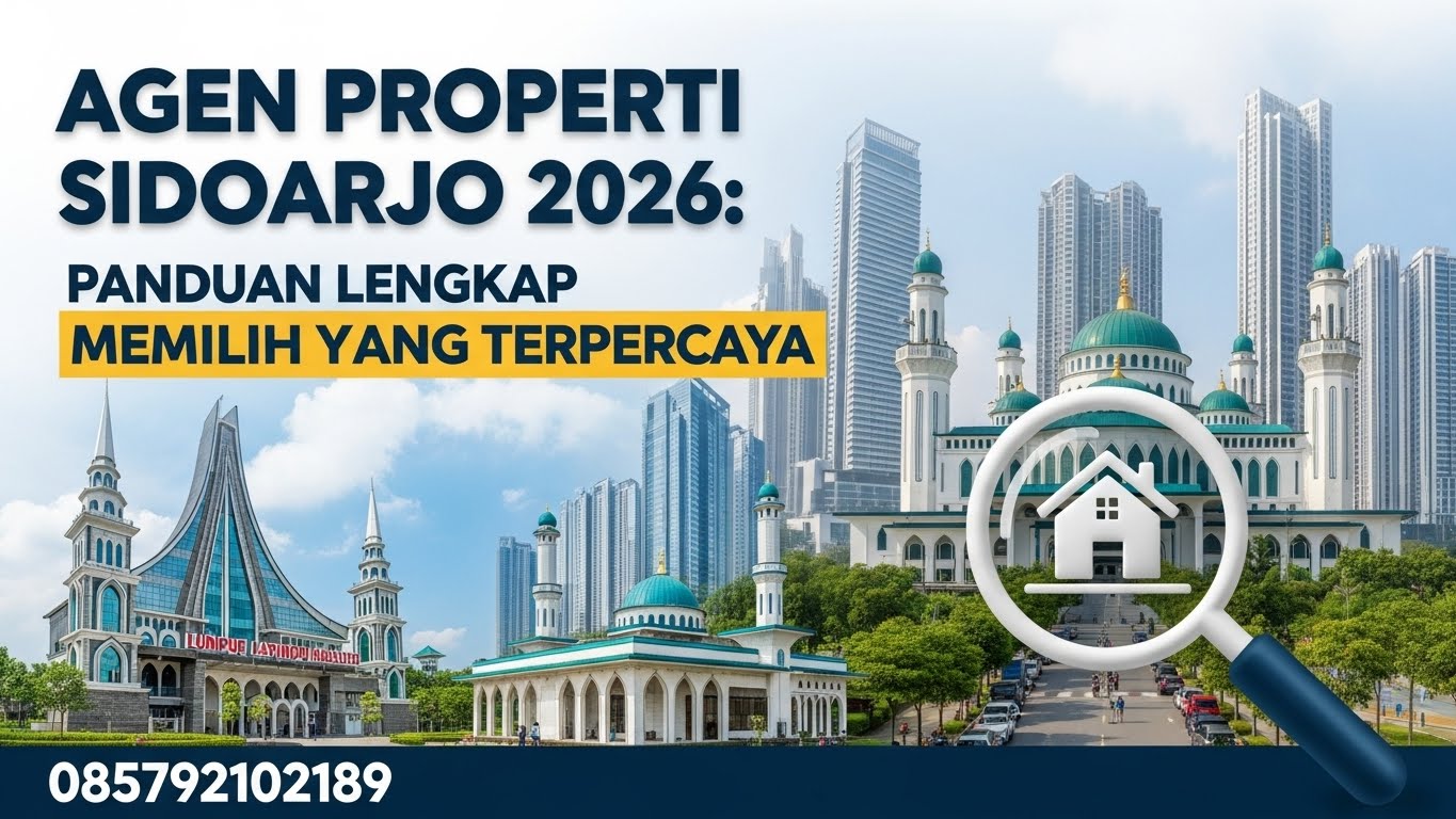 Agen Properti Sidoarjo Panduan Lengkap Memilih yang Terpercaya 2026 | 085792102189