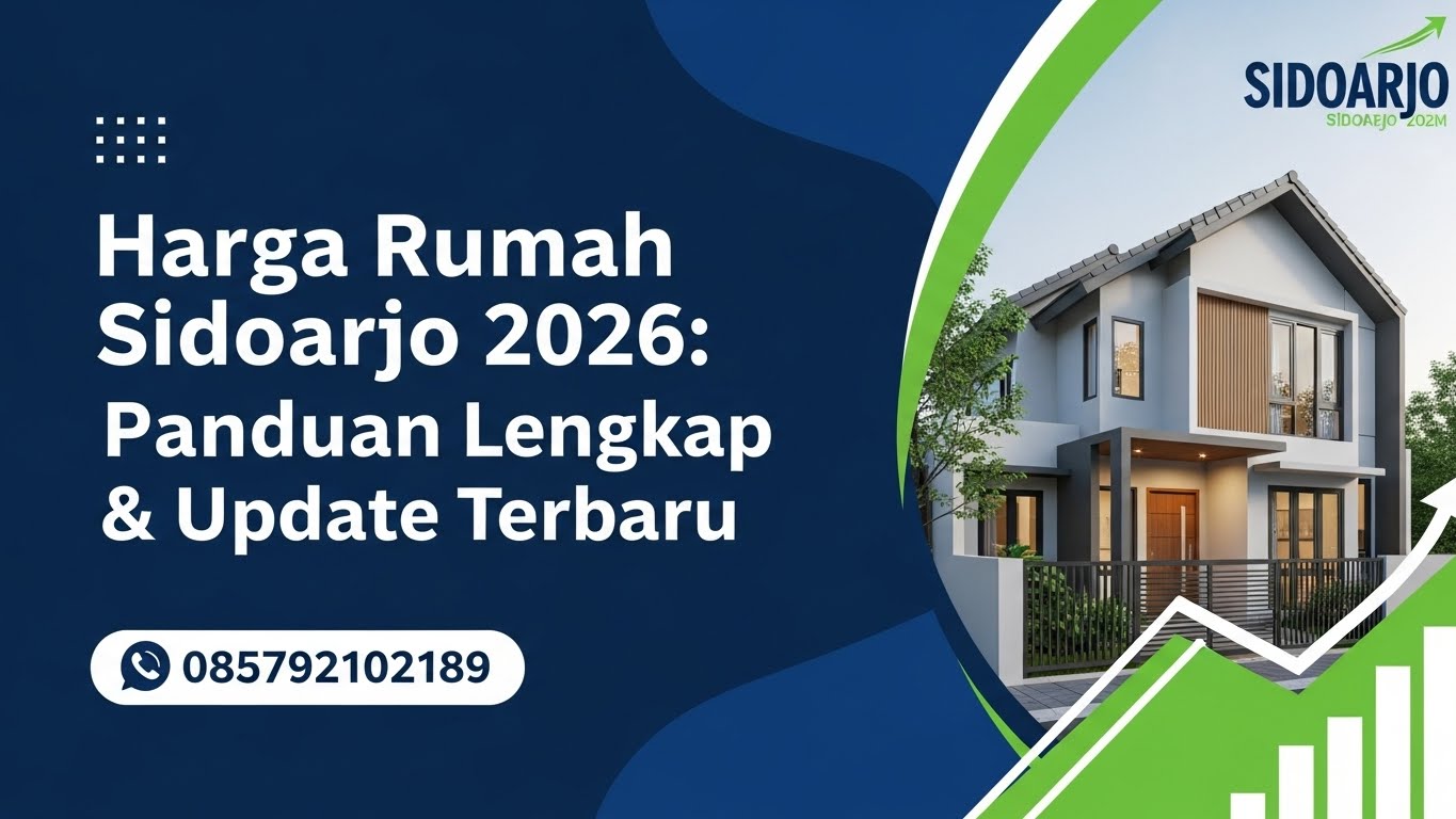Harga Rumah Sidoarjo 2026 Panduan Lengkap & Update Terbaru | 085792102189