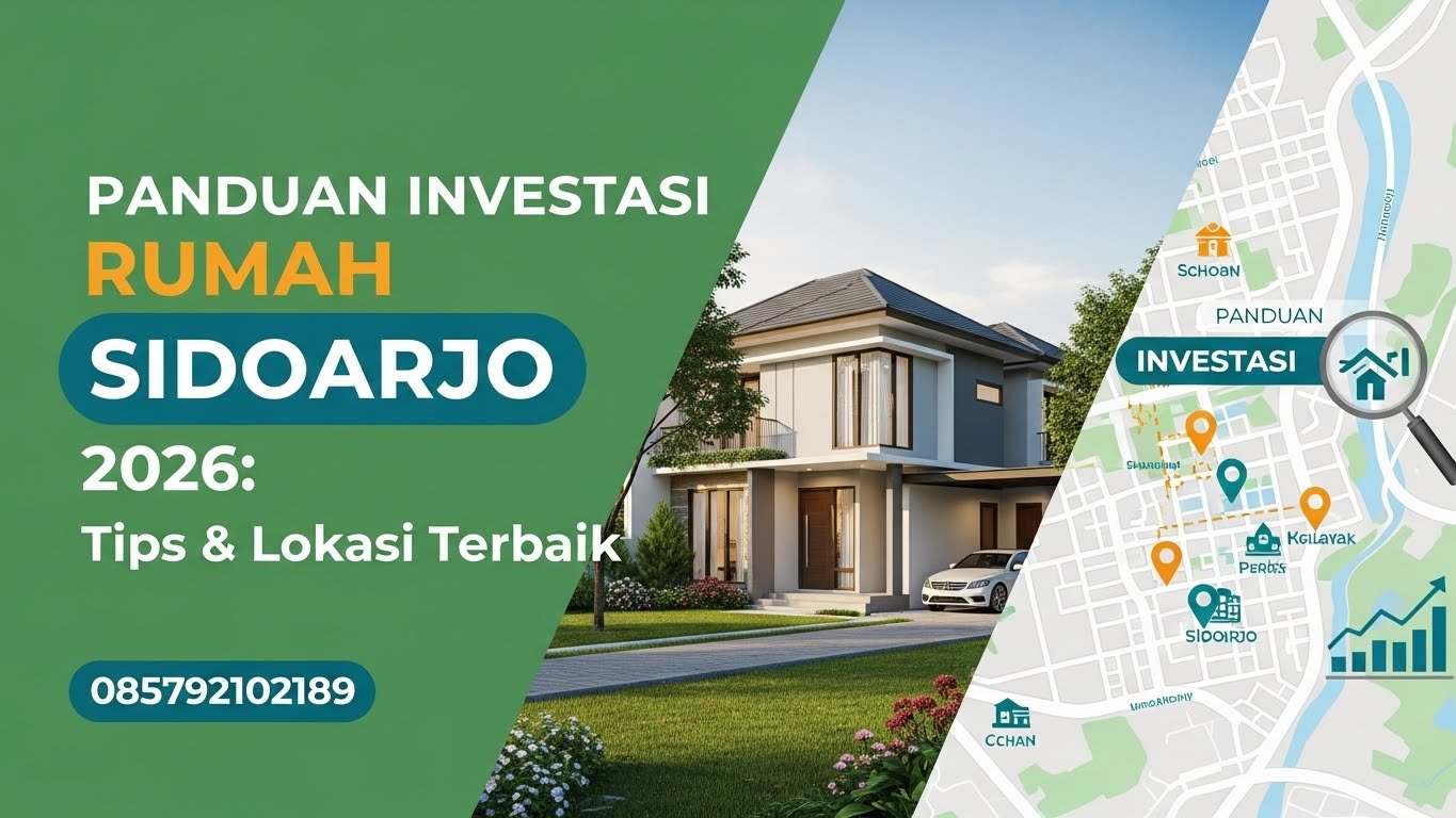 Panduan Investasi Rumah Sidoarjo 2026 Tips & Lokasi Terbaik | 085792102189