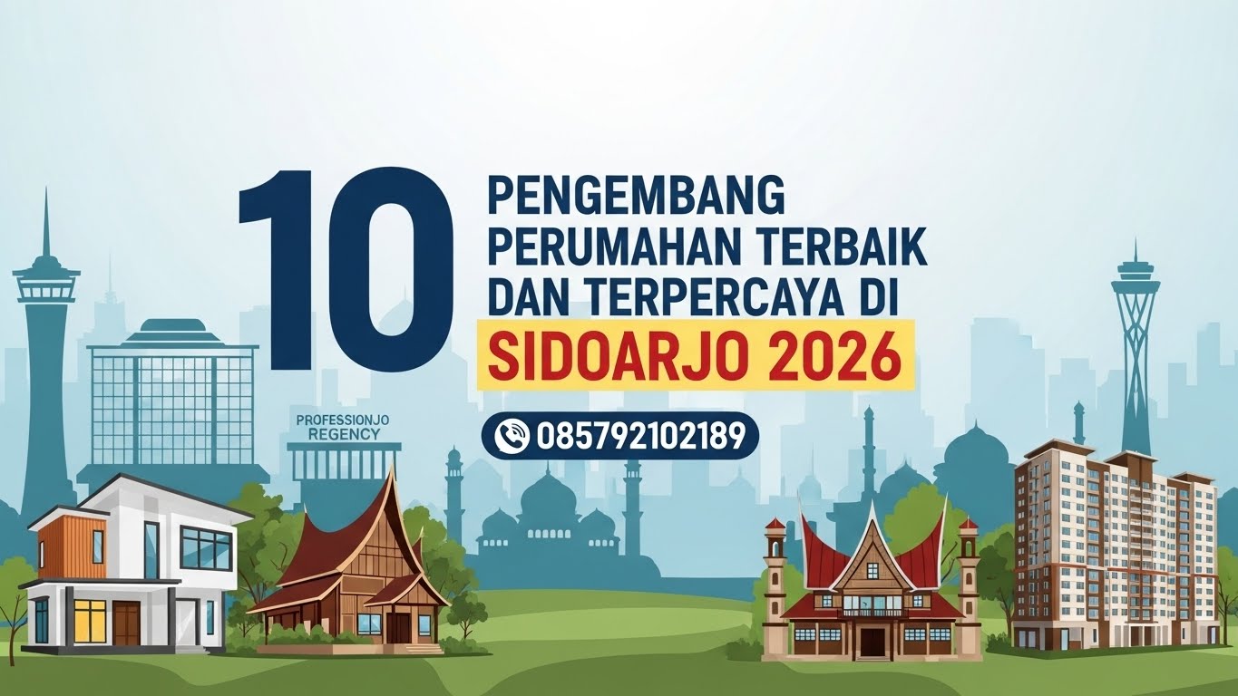 10 Developer Perumahan Sidoarjo Terbaik dan Terpercaya 2026 | 085792102189