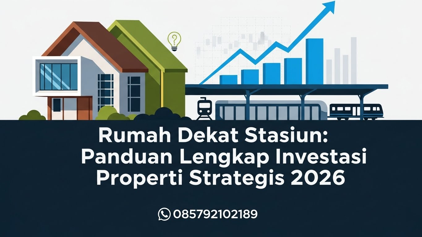 Rumah Dekat Stasiun Sidoarjo Panduan Lengkap Investasi Properti Strategis 2026 | 085792102189