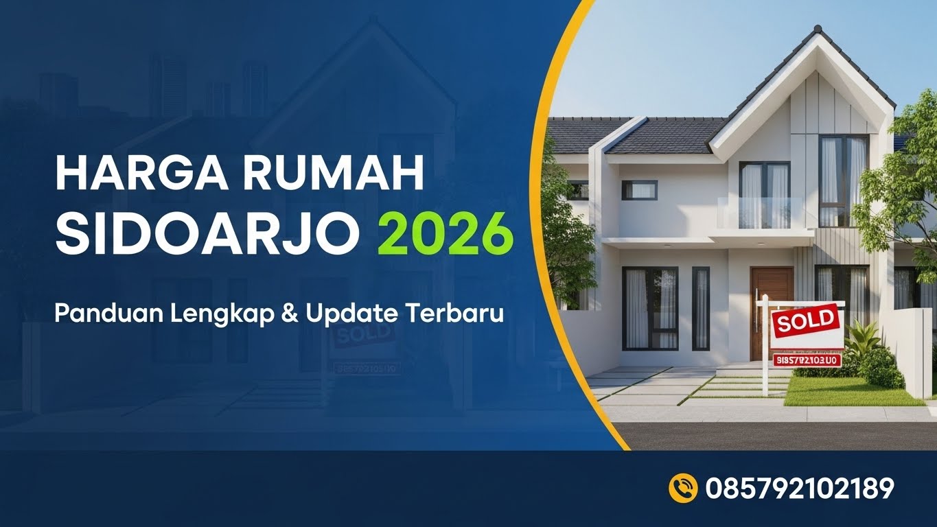 Harga Rumah Sidoarjo 2026 Panduan Lengkap & Update Terbaru | 085792102189