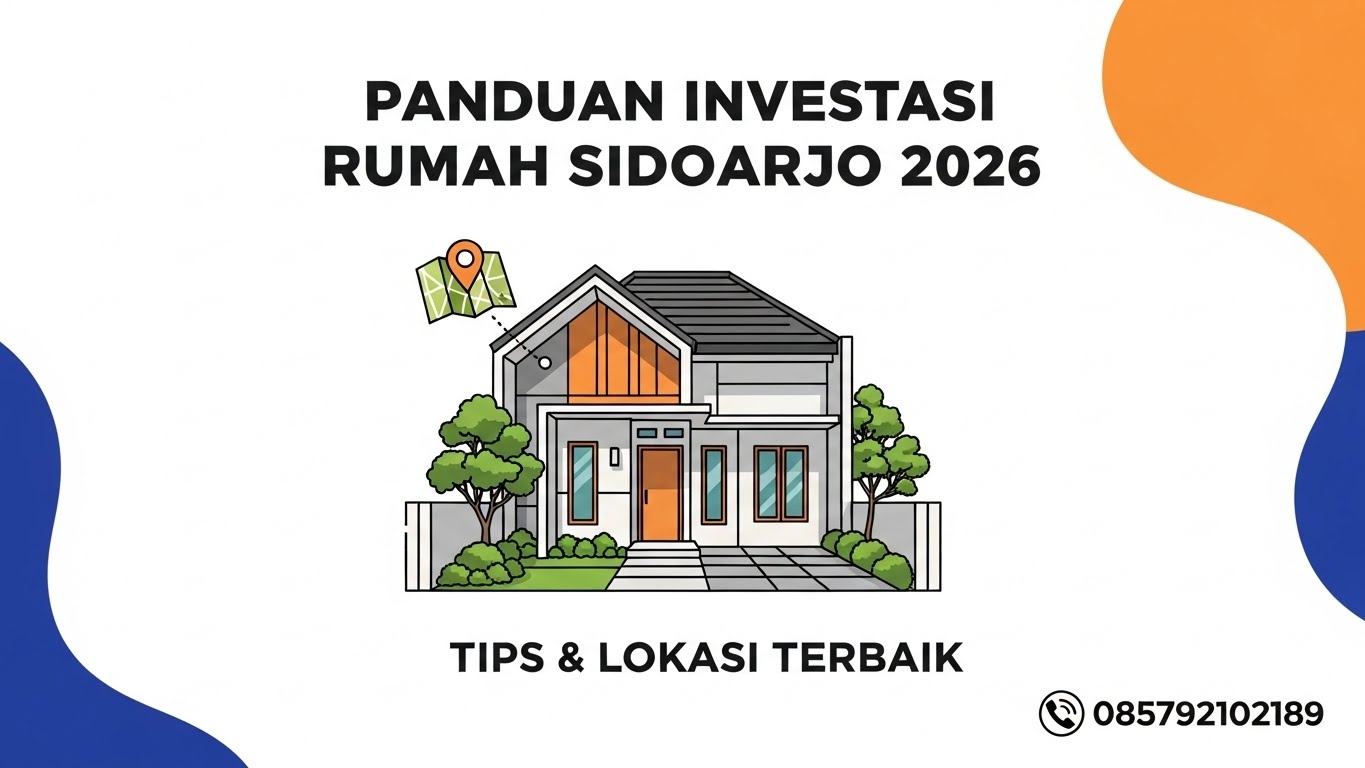 Panduan Investasi Rumah Sidoarjo 2026 Tips & Lokasi Terbaik | 085792102189