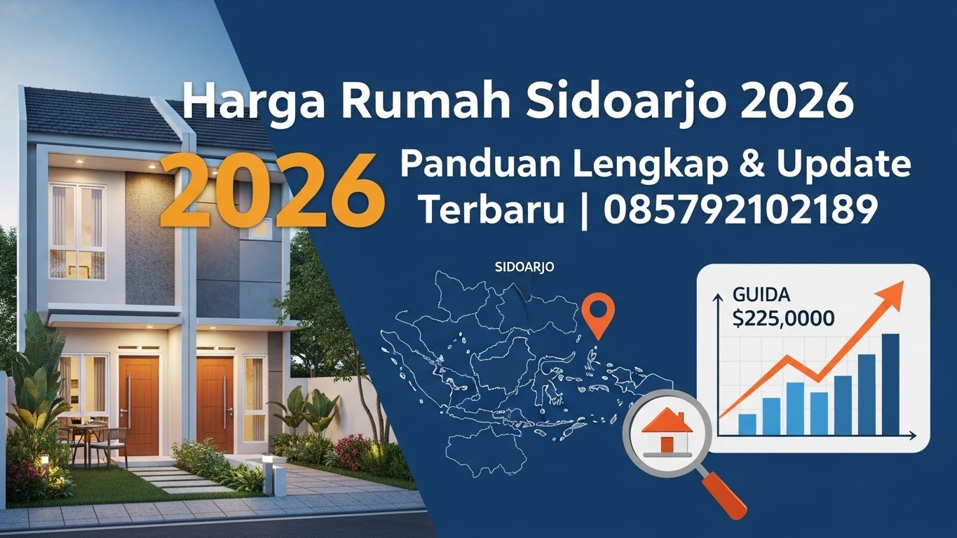 Harga Rumah Sidoarjo 2026 Panduan Lengkap & Update Terbaru | 085792102189