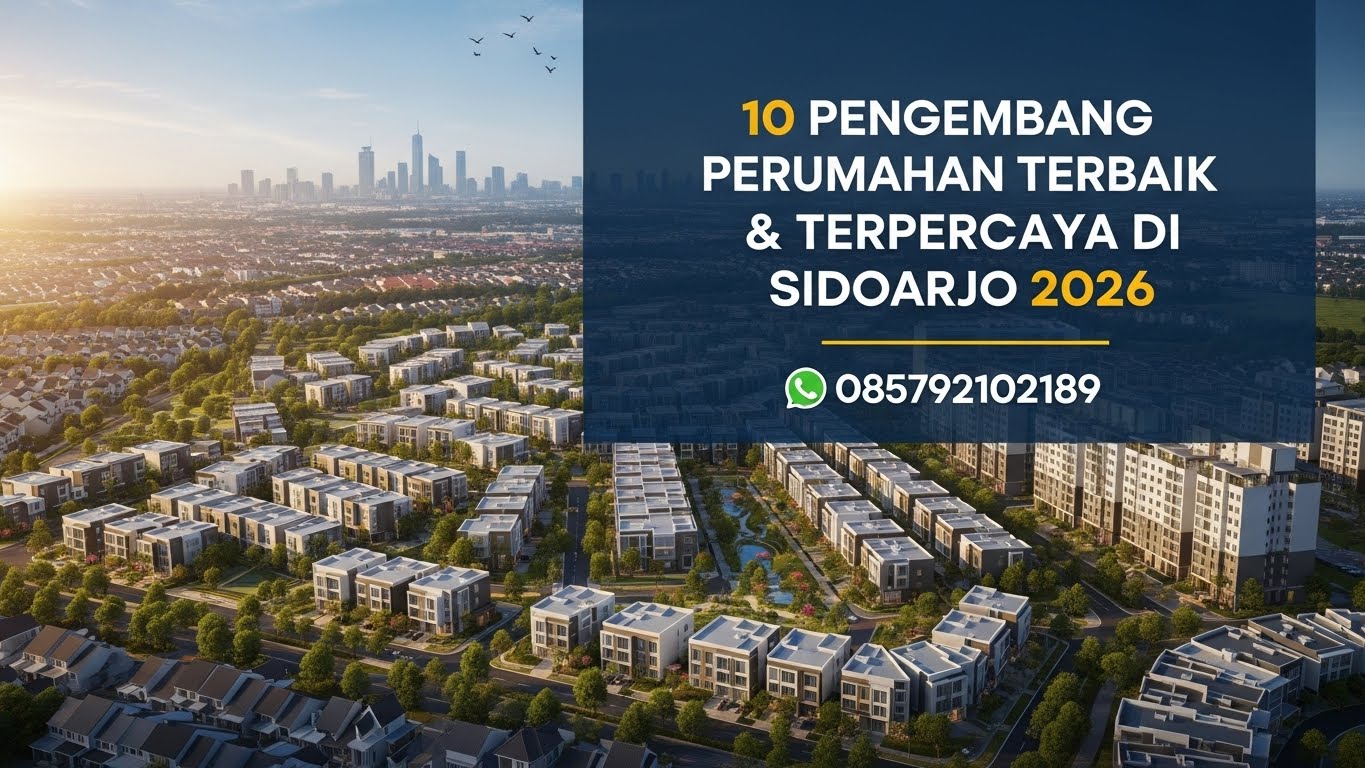 10 Developer Perumahan Sidoarjo Terbaik dan Terpercaya 2026 | 085792102189
