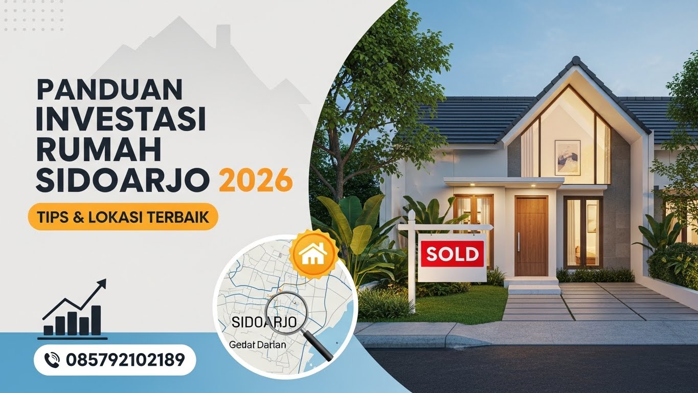 Panduan Investasi Rumah Sidoarjo 2026 Tips & Lokasi Terbaik | 085792102189