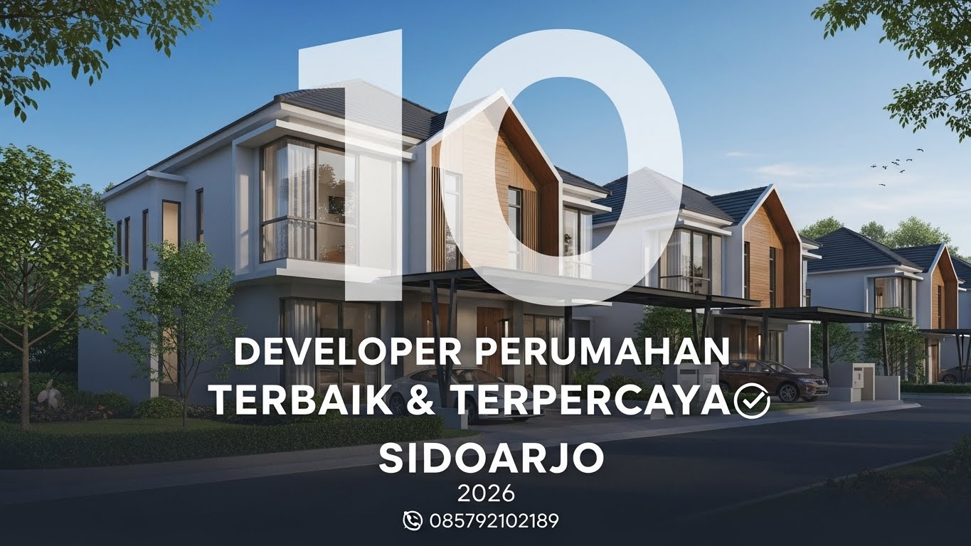 10 Developer Perumahan Sidoarjo Terbaik dan Terpercaya 2026 | 085792102189