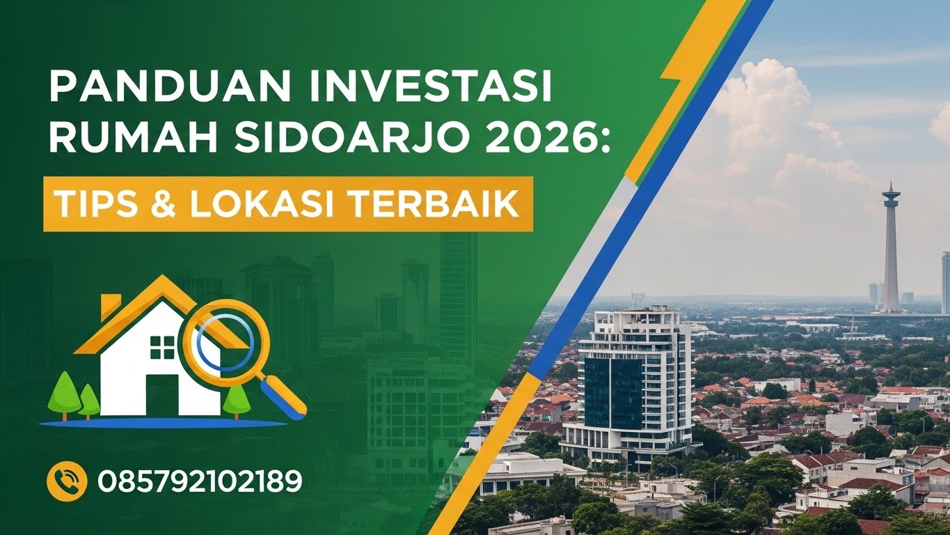Panduan Investasi Rumah Sidoarjo 2026 Tips & Lokasi Terbaik | 085792102189