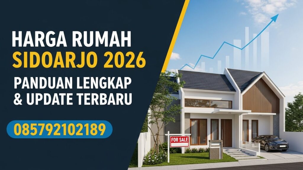 Harga Rumah Sidoarjo 2026 Panduan Lengkap & Update Terbaru | 085792102189