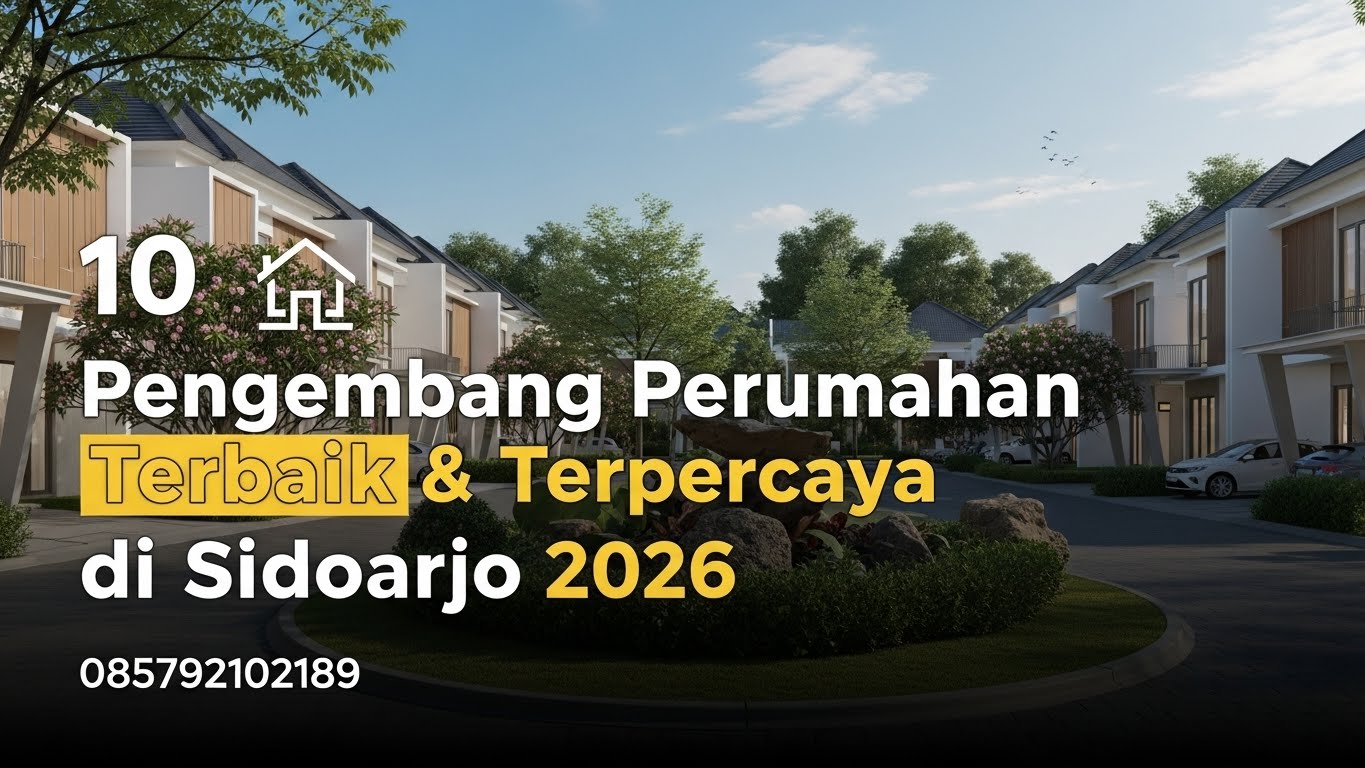 10 Developer Perumahan Sidoarjo Terbaik dan Terpercaya 2026 | 085792102189
